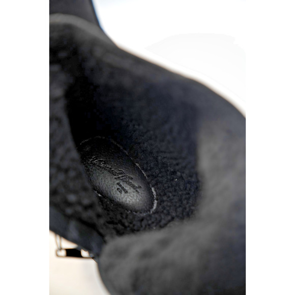 Universal Thread May Boots Black Suede Memory Foam Size 8 Women’s Ankle‎ Zip - Picture 8 of 9